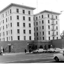 View of the Hotel Oaks in Chico, CA slated for demolition