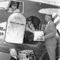 Asparagus being delivered by airplane