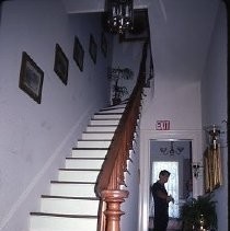 View of the 925 G Street residence originally built by Charles Cate, a brick mason and later owned by the Van Voorhies family, who owned a saddlery and leather goods business