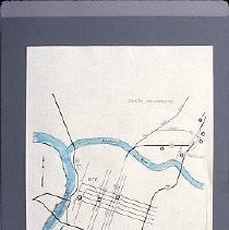 Map showing the location of hotels in Sacramento including: Holiday Inn, Clarion, Red Lion, Sacramento Inn, Beverly Garland, Woodlake and Holiday Inn, Northeast