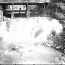 Folsom power plant water spill way