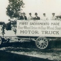 "First Sacramento-Made Motor Truck"