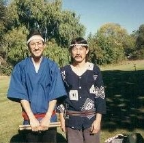 Tule Lake Linkville Cemetery Project 1989: Two Taiko Performers