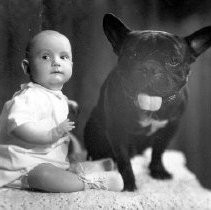 Baby and Dog