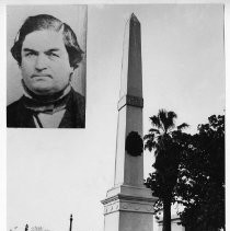 View of Albert Maver Winn's monument in the Sacramento City Cemetery