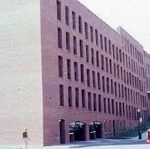 View of the South Parking Garage in Old Sacramento