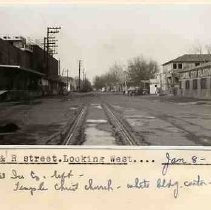 R street rail line at 17th street