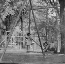 Children on Swings