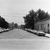 Front and L Streets, Looking east