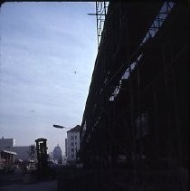 View of the B-2 Parking Garage for the Downtown Plaza under construction 4th Street to 7th Street and between J and L Streets