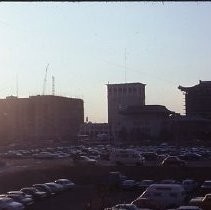 Views of the Holiday Inn Hotel downtown under construction at 4th and 5th Streets on K Street