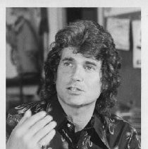 Michael Landon, the actor, at the Easter Seal Society Rehabilitation Center, in Sacramento to promote Easter Seals Telethon