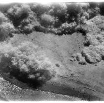 Photographs of landscape of Bolinas Bay, aerial