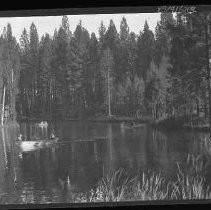 An unidentified mountain lake