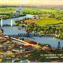 "Sacramento River and Bridges"