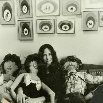 Woman with Life-sized Dolls