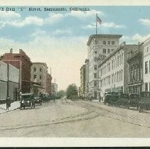 8th Street south from "I" Street, Sacramento, California