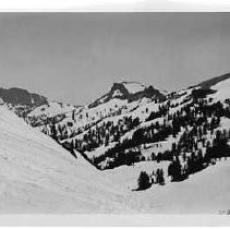 Lassen Peak in winter