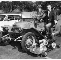 Steam Powered. Members of the Sunset-Rocklin, Placer County, Rotary Club