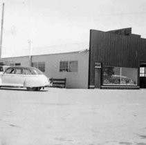 Walter C. Stratton's Shell Service Station garage