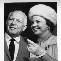 Goodwin Knight, Governor of California from 1953-1959, with his wife Virginia