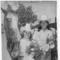 JUNIOR ROUNDUP QUEENS-Junior and senior queens of this year's Red Bluff Roundup