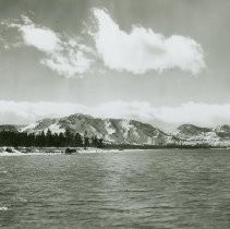 Mountain Lake in Winter