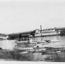 outhern Pacific Railroad Company's boats and docks on the Sacramento River