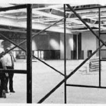 Construction on interior of Sacramento Community Center
