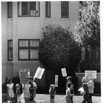 National Organization for Women picket