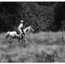 Riding horseback on American River Parkway