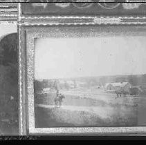 A stage coach and rider