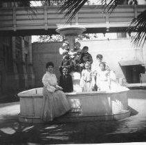 Group in Fountain