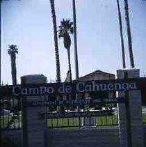 Slides of California Historical Sites. Campo de Cahuenga Treaty Site, Universal City, Calif