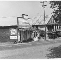 General Store with gas pumps