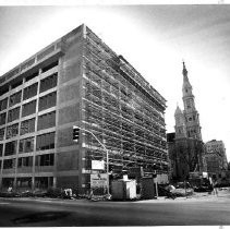 Building at 11th and J streets under construction