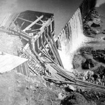 Construction of Head Dam, Folsom