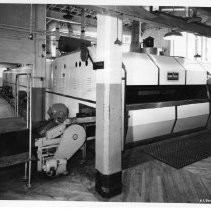 Interior view of the Bake Oven room for Old Home and Betsy Ross Bread for Pioneer Baking Company