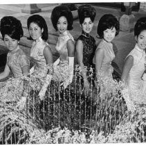 MOON MAIDENS - One of these young women will be crowned Miss Chinatown Sacramento during the annual Moom Festival