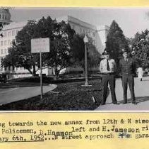 State Policemen in front of Capitol annex