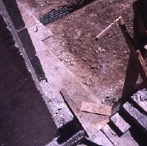 Old Sacramento. View of the Frey Building at 2nd and K Streets