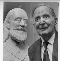 George R. Jenkins, Sacramento sculptor known for his sculptures of California governors, senators and others, celebrates 90th birthday