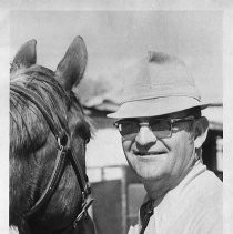Dr. Henry Cook, chief veterinarian for the Great American Horse Race