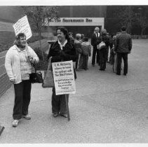 Typographical Union Strike at Sacramento Bee