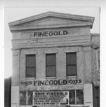 View of Sam Finegold's Wholesale Distributor's in the Sacramento Fire Department's Engine Company No. 3