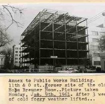 Public Works building at 11th & O streets