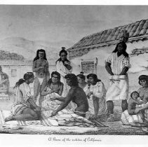 Photographs from Wild Legacy Book. Illustration, "A Game of the natives of California"