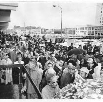 Macy's New Store Grand Opening Crowd Awaits