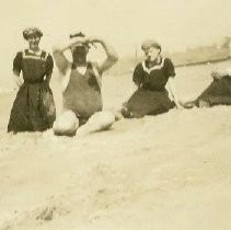 On the beach at Santa Monica