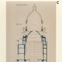 Architectural Drawing of State Capitol Rotunda